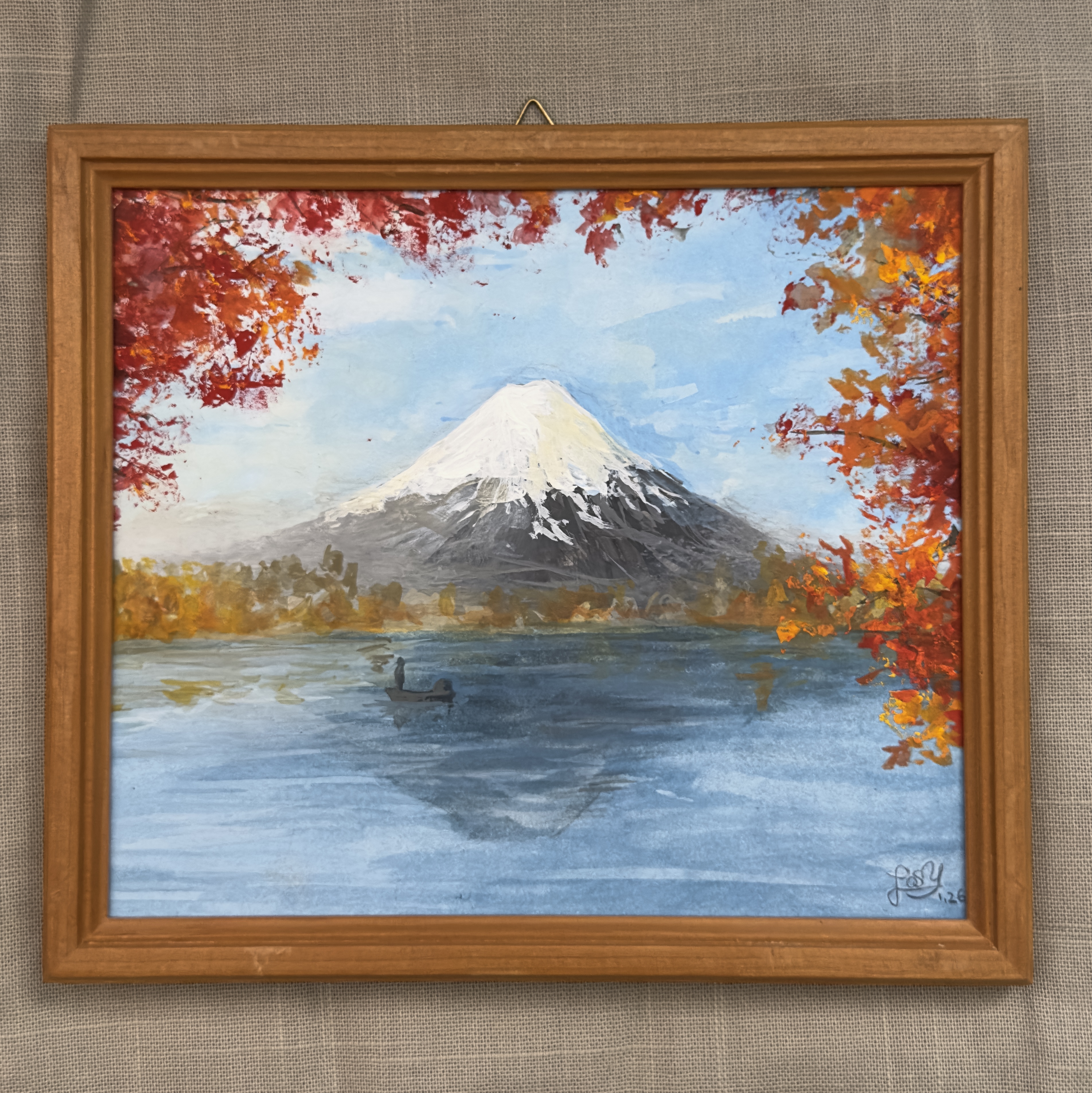 Abbild eines möglicherweise japanischen Berges