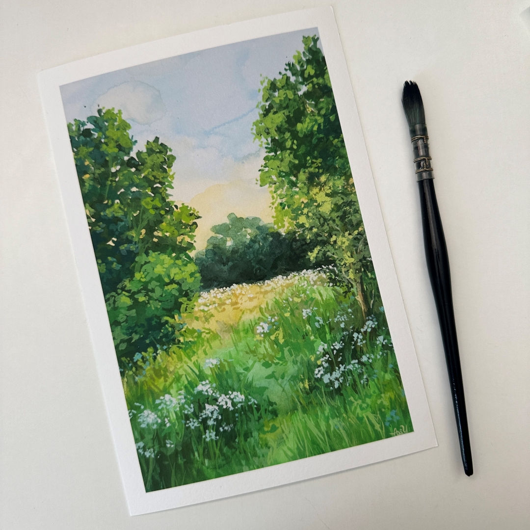 Kunstdruck: Sommerwiese